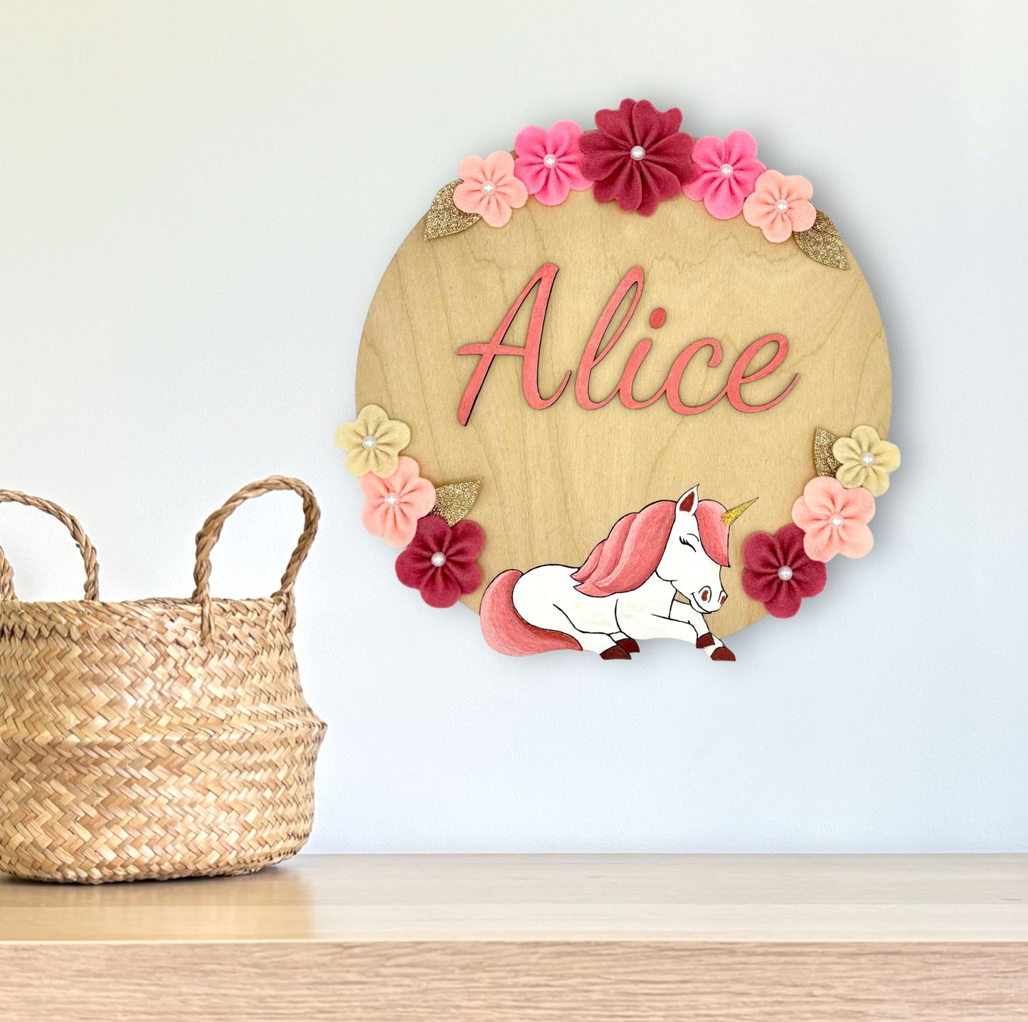 Cercle Licorne fleurie